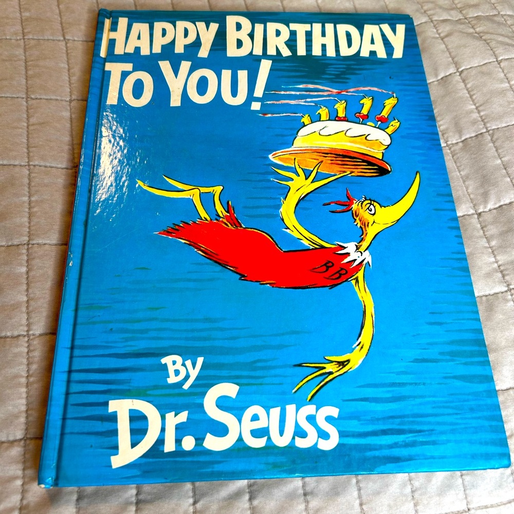 Vintage Dr. Seuss “Happy Birthday to You!” Hardcover Book – 1959 Edition